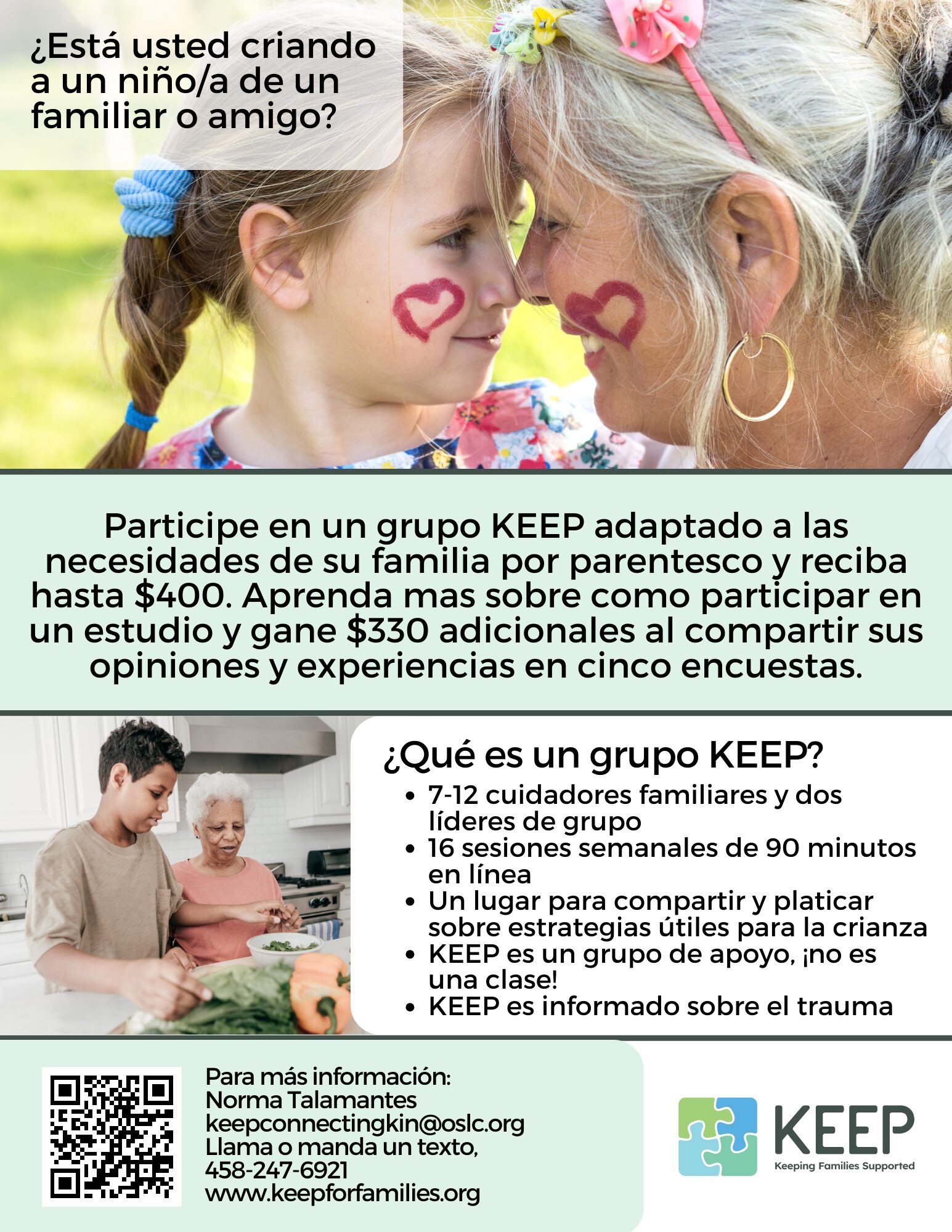 KEEP Connecting Kin Flyer, Spanish (1)